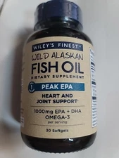 Wileys Finest Wild Alaskan Fish Oil Peak EPA 30 Softgel 11/2025