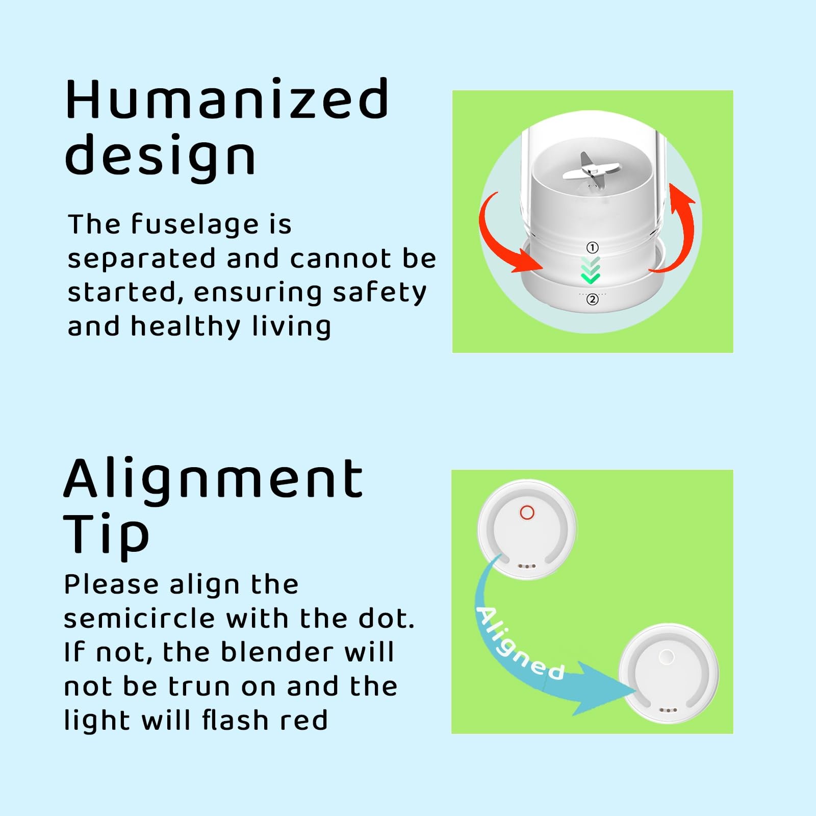 Portable Blender, Mini Blender for Smoothies and Shakes with 4 Blades, 11 Oz ...