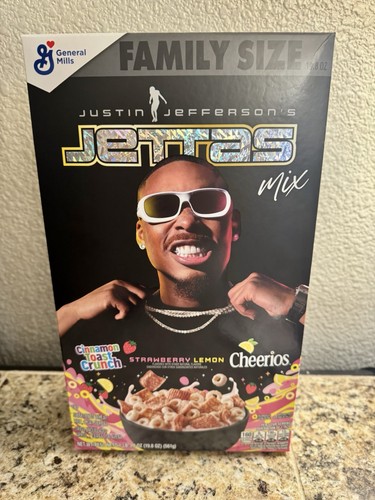 Justin Jefferson Jettas Mix Cereal 2025 Limited-Edition Minnesota ...
