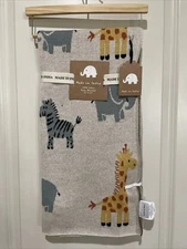 New MADE IN INDIA Soft Cotton Knit Jungle Animals Baby Blanket Throw