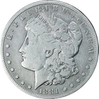 1881-CC Morgan Silver Dollar VG/F Details Key Date Decent Eye Appeal Nice Str...