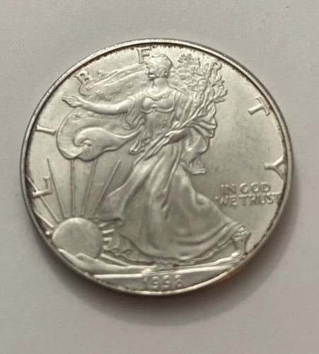 Better Date 1998 American Silver Eagle 1 Troy Oz .999 Fine Silver *335