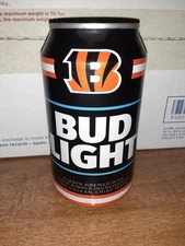Bud Light 12oz Limited Edition 2025 Cincinnati Bengals B/O AlumStayOnTab BeerCan