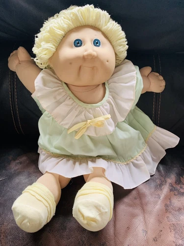1985 Cabbage Patch Girl Lemon Loops Blue Eyes KT Factory ❤️