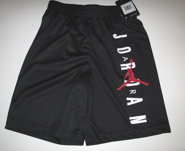 Nike Boy's Size Medium Air Jordan Vertical Mesh Basketball Shorts 957176  Black for sale online | eBay