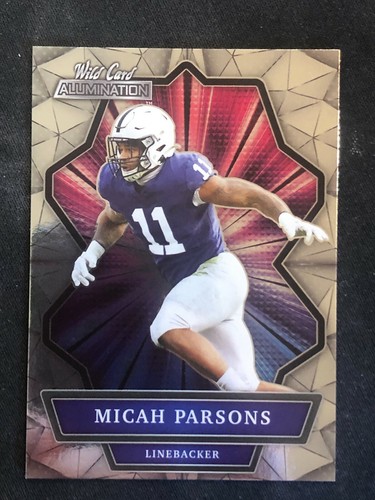 Micah Parsons [Black] #ABC-17 2021 Wild Card Alumination card
