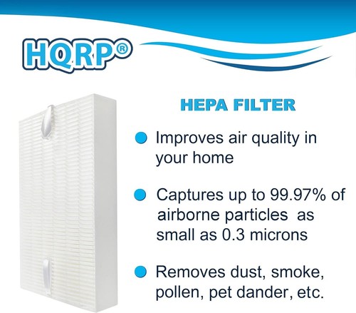 2-Pack HEPA Filter for Honeywell HPA200 HA202 HPA204 HA202BHD HPA250 Purifiers - Picture 3 of 6