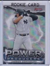 JASSON DOMINGUEZ ROOKIE CARD 2020 Bowman's Best RC Power Producers NY YANKEES