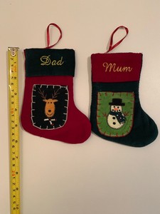 mum and dad christmas stockings
