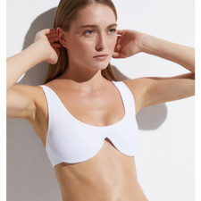 Oye Swimwear White Anna Bikini Top