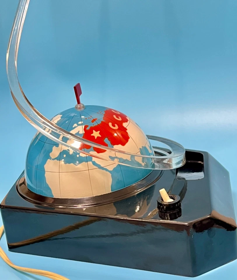 老式太空火箭台灯夜灯太空程序地球大豆苏维埃美国 — 第 3/4 张图片