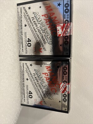 Manic Panic Flash Lightning Hair Bleach Kit - 40 Volume Exp 3/1/2023 Lot Of 2