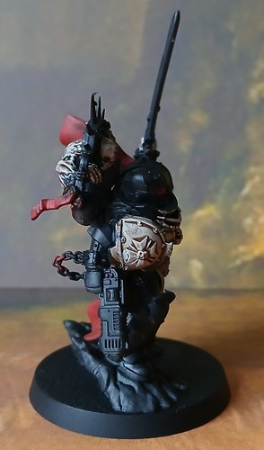Warhammer 40k Marines Espaciales Templarios Negros Mariscal Pintado - Imagen 4 de 4