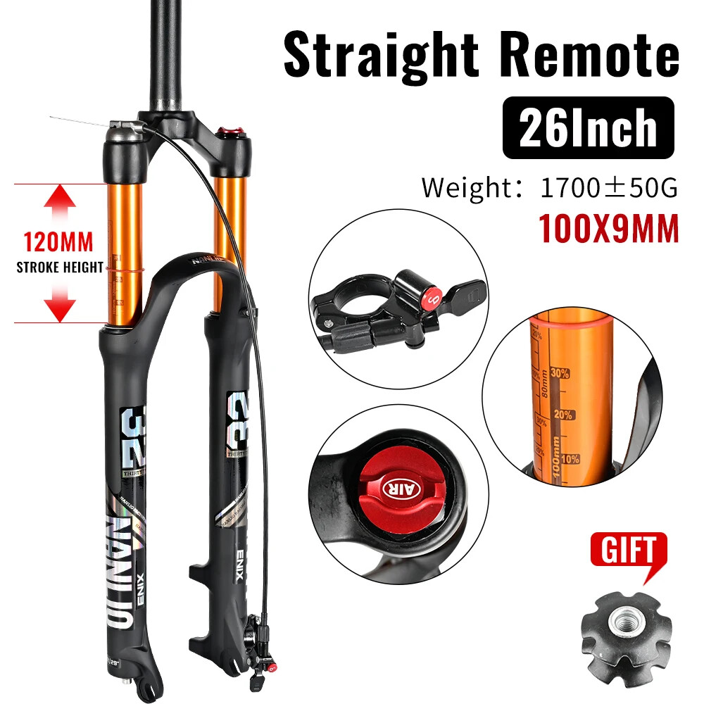 Mountain Bike Fork Suspension Air Fork 26/27.5/29 Inch Bicycle