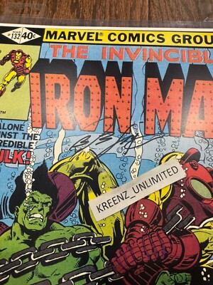 ボブ・レイトン アイアンマン Bob Layton Signed The Invincible Iron Man #132 Cover Art Print