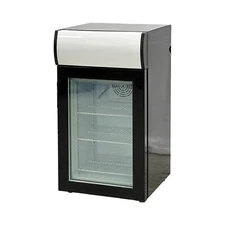 18" Commercial Countertop Glass Door Freezer With LED