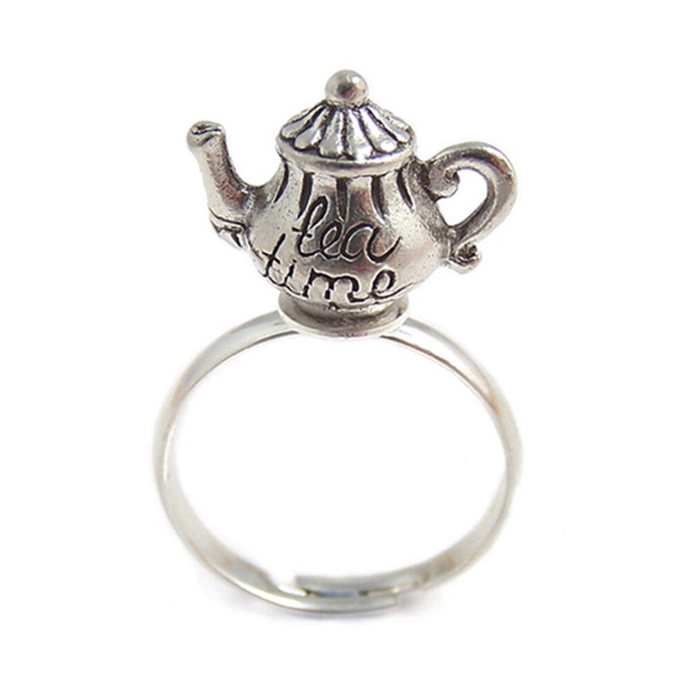 TEA POT necklace Alice in wonderland teapot necklace cup party charm mad hatter - Picture 5 of 5