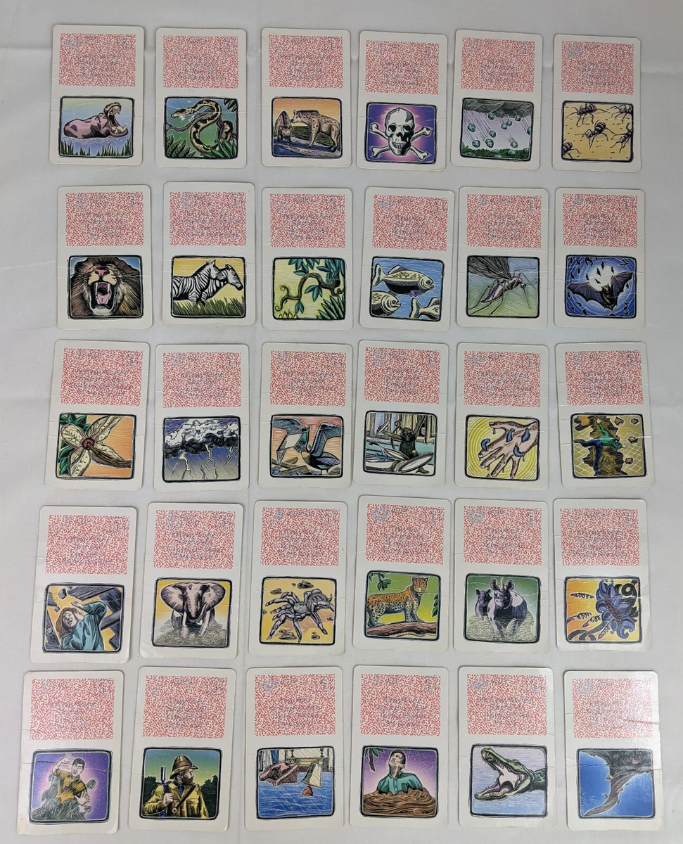 Jumanji Board Game Danger Cards