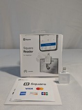 Square Reader SPM1-01 White Portable Mobile Credit Card Reader  Writer