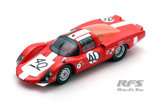 Porsche 906 Lh 12H Sebring 1967 Steinemann Spoerry 1:43 Spark Us 268 Neu-image
