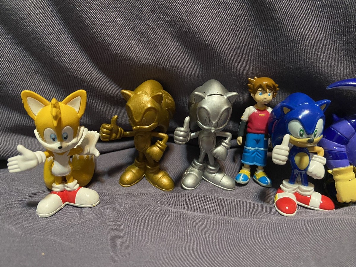 Sega Sonic X PVC Mini Figure FULL Set Of 13! Gashapon 2003