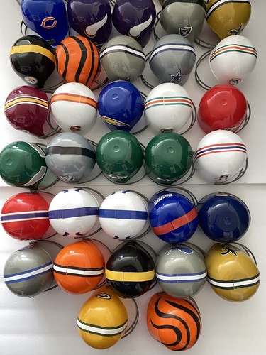 Lot Of 37 1974 Laich NFL Various Plastic Dairy Queen Helmet Ice Cream - Picture 12 of 17