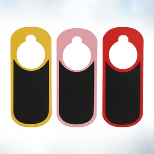  3 Pcs Message Board Sign Double Sided Chalkboard Blackboard Door Tag The - image 2