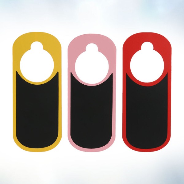  3 Pcs Message Board Sign Double Sided Chalkboard Blackboard Door Tag The - image 2