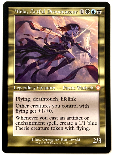 MTG Alela, Artful Provocateur The Brothers' War Commander 119 NM Mythic ...