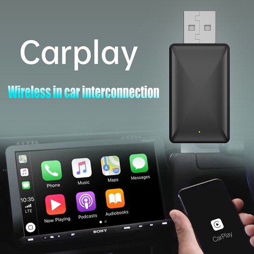 Carplay Android Smart Box A7 2 In 1 Mini Adapter Wifi6 Dual Band WirelessAdapter - Picture 5 of 9