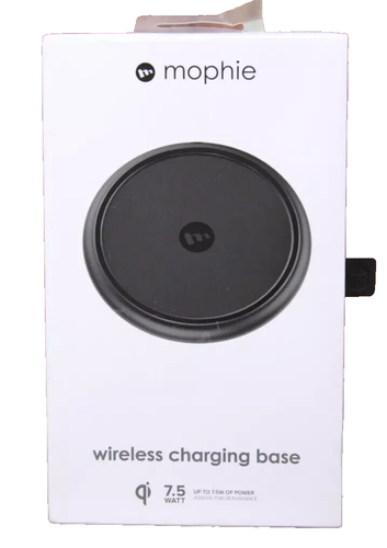 MOPHIE wireless charging base 7.5W Qi Charger for iPhone XS/XS Max/X/8/8 Plus/XR - 第 1/3 張圖片