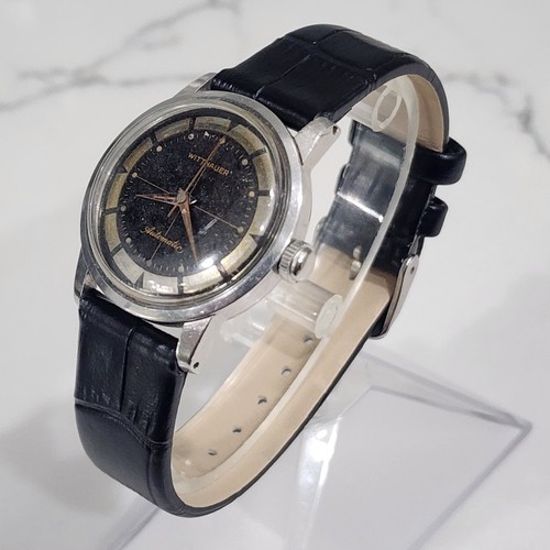 Vintage Wittnauer Tuxedo Crosshair Dial Automatic Men's Watch Cal. 11ARG - Picture 6 of 23
