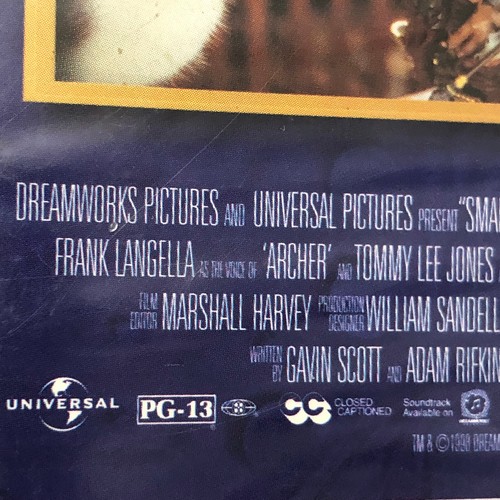 Small Soldiers VHS (1998) Movie DreamWorks Clamshell Video Tape & Flyer Insert - Picture 18 of 19