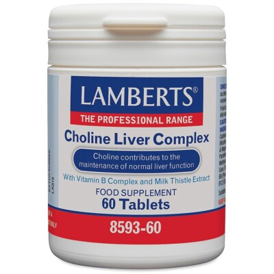 Lamberts Choline Foie Complexe Comprimés (60) Bbe 12/2027