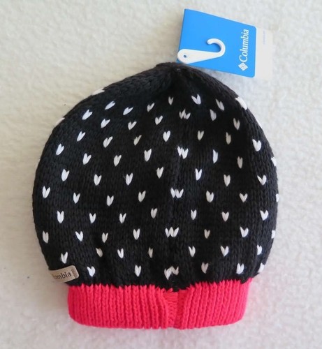 Youth Powder Princess Hat Columbia - Black, Punch Pink - O/S