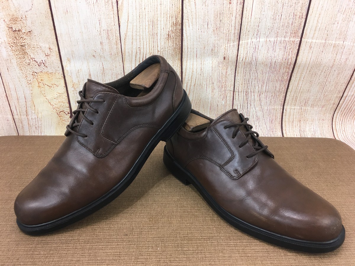 Rockport Rocsports Mens Size 10.5 M Brown Leather Oxfords H8 
