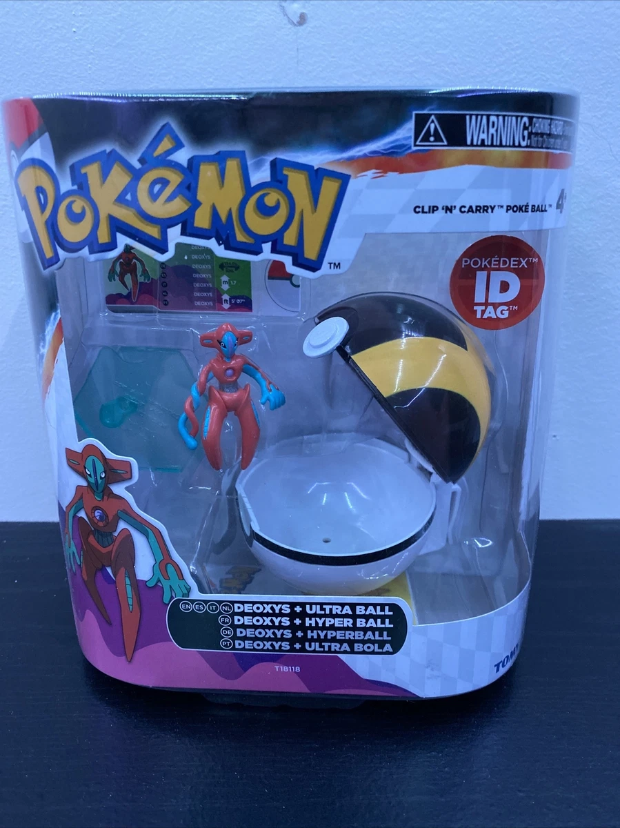 Tomy Pokemon Clip n Carry Pokeball Deoxys with Ultra Ball Figure Set - US