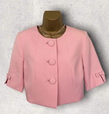 Libra Baby Pink Short Occasion Jacket Uk 14 Us 10 Eu 42 Bnwt