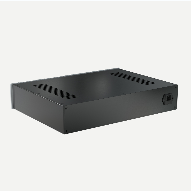 Aluminum Chassis DIY Preamplifier Audio Shell VU Meter Case Size 430*82 ...