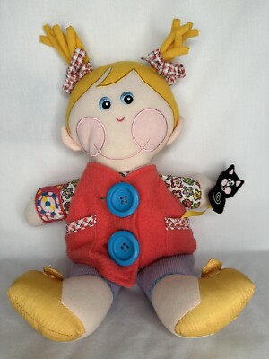 Educational Playskool Dressy Bessy Learn To Dress Soft Doll Plush