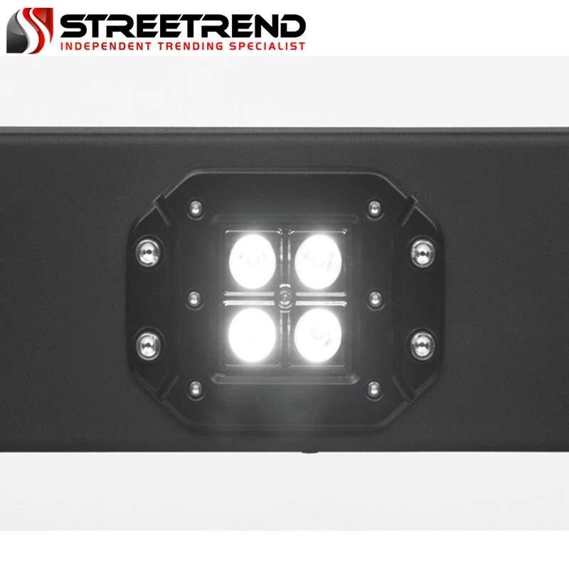 Stehlen Adjustable Truck Bed Chase Rack Roll Bar 3rd Brake Lamp+LED+Amber ST5E — 第 4/4 张图片