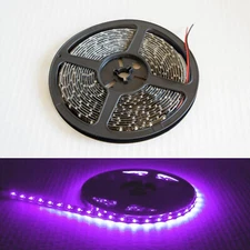 16.4ft Waterproof SMD 5050 RGB 300 LED Flexible Strip Tape Room Lights Purple