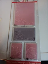 SET  EMBOSSING FOLDERS SIZZIX  FOR SCRAPBOOKING NEW (SIZ26) 655844