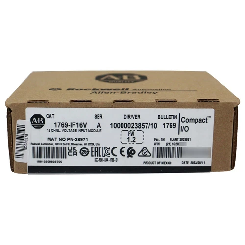 New  AB 1769-IF16V SER A Compact I/O 16 Channel Input Module Factory Sealed