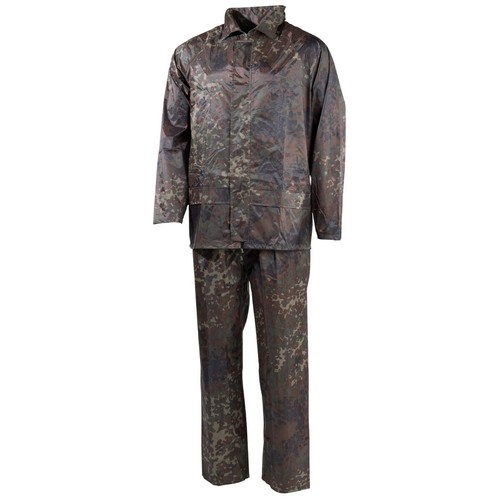 Flecktarn Operation camo Oliv Wet Weather Nässeschutz REGENANZUG Hose und Jacke  - Bild 1 von 6