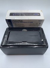VisionTek VT1000 Dual Display USB 3.0 Docking Station Untested