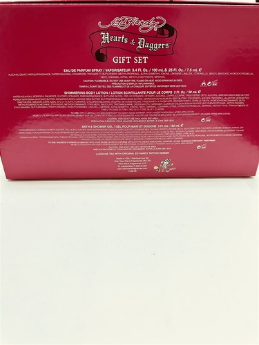 Ed Hardy Hearts & Daggers Christian Audigier for Women 5pc Set, Discontinued! - Picture 8 of 11