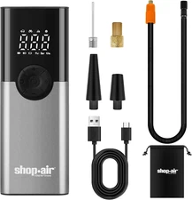 Tire Inflator Portable Air Compressor, Cordless 150PSI Tire Pump with LCD Dual S