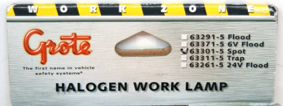 GROTE 63301-5 — круглая галогенная рабочая лампа-пятно 7415 - Изображение 4 из 4