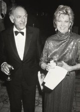 Jack Klugman & Guest at 5th National WAIF Humanitarian Award - 1989 Old Photo